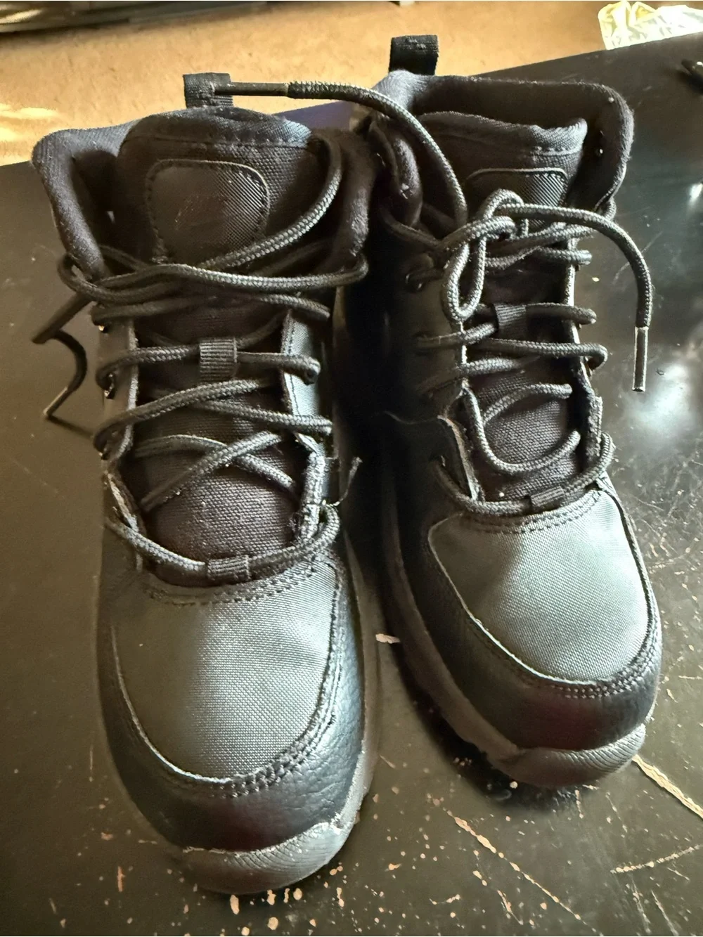 Nike Kids Black High-Top Sneakers